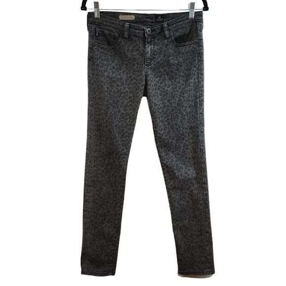 Adriano Goldschmied Animal Print Jegging Jeans The Legging Ankle Leopard sz 29 - Picture 2 of 12